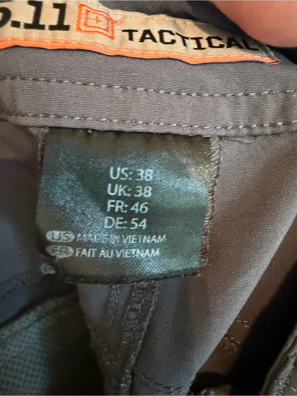 5.11 Men's Casual Gray Performance Shorts
